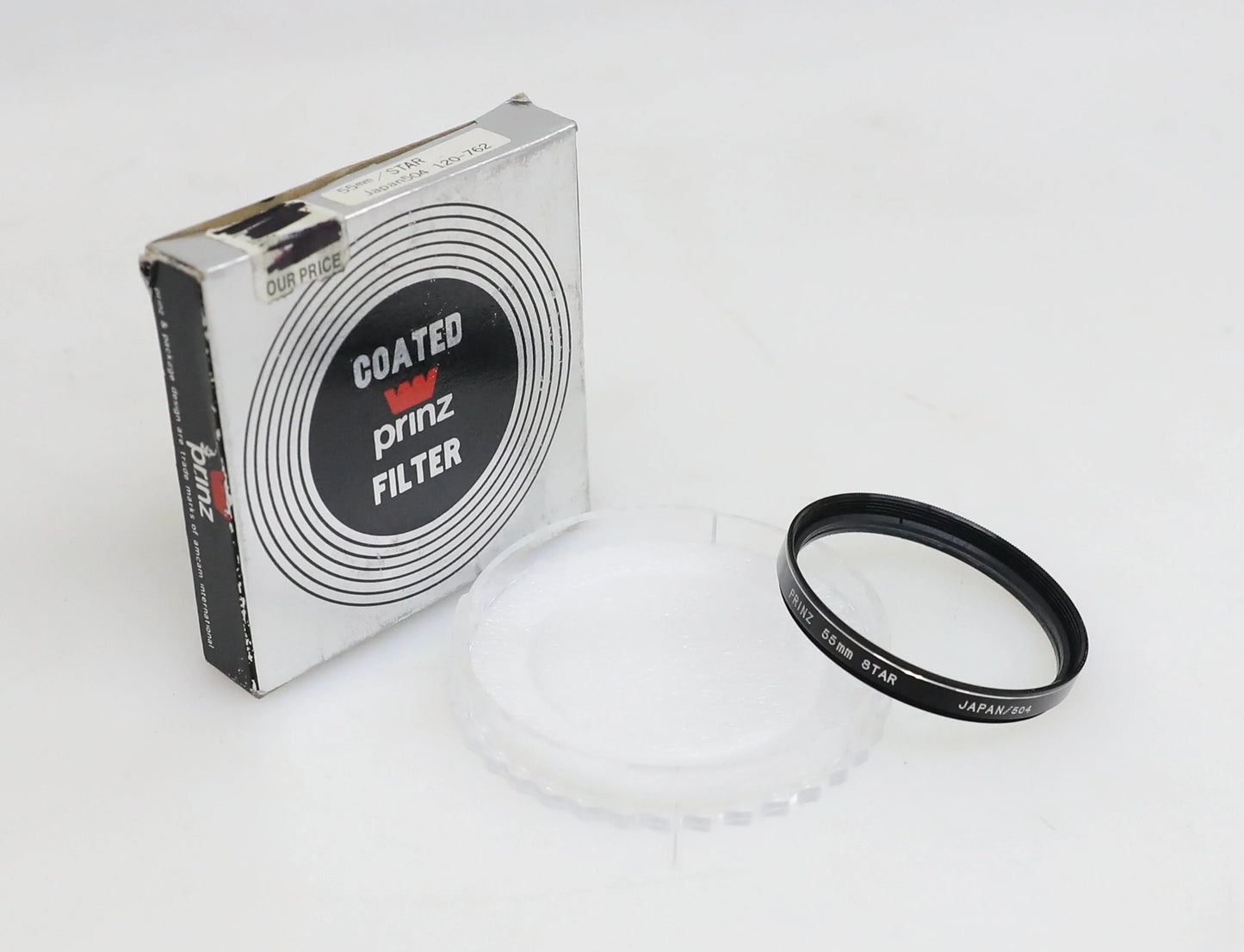Prinz 55mm Coated Filter Set - Star/Spot/Diffuser/FL-D/Orange (G) in Cases