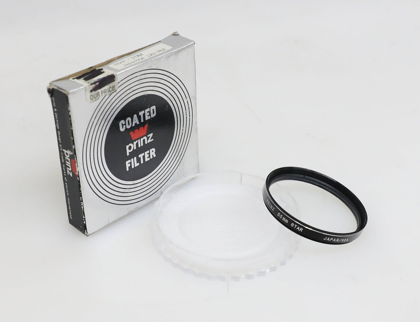 Prinz 55mm Coated Filter Set - Star/Spot/Diffuser/FL-D/Orange (G) in Cases