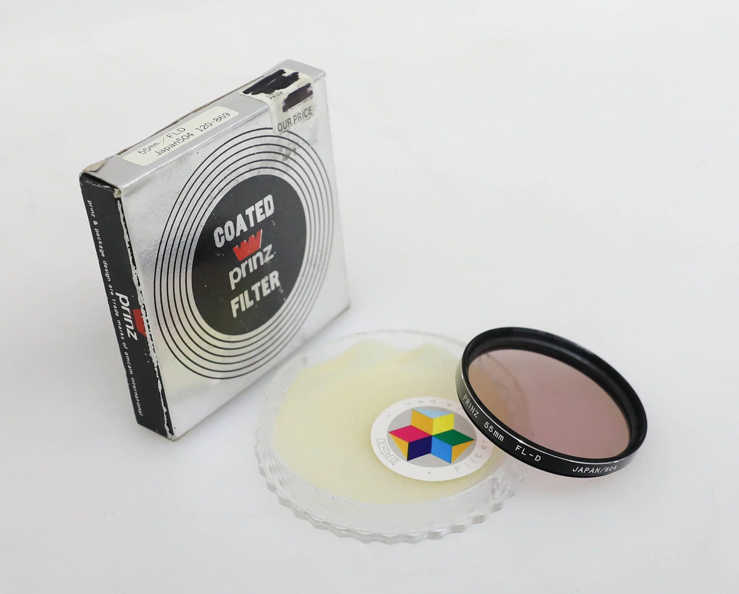 Prinz 55mm Coated Filter Set - Star/Spot/Diffuser/FL-D/Orange (G) in Cases
