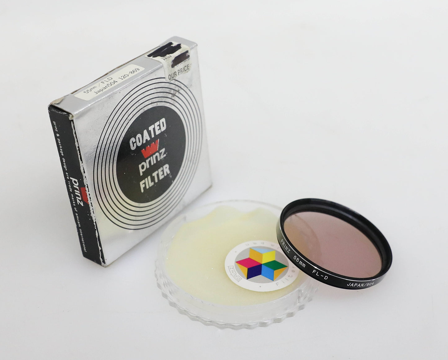 Prinz 55mm Coated Filter Set - Star/Spot/Diffuser/FL-D/Orange (G) in Cases