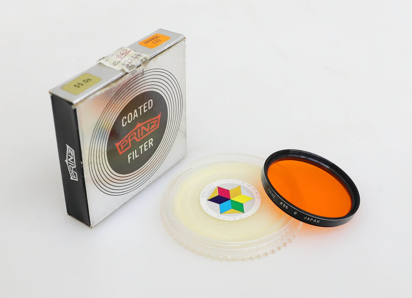 Prinz 55mm Coated Filter Set - Star/Spot/Diffuser/FL-D/Orange (G) in Cases