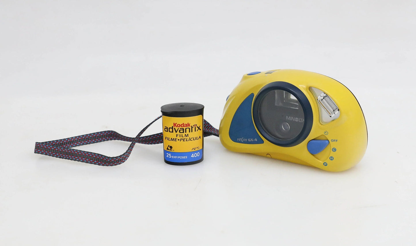 Minolta Vectis GX-4 Waterproof Underwater Camera with Color Film