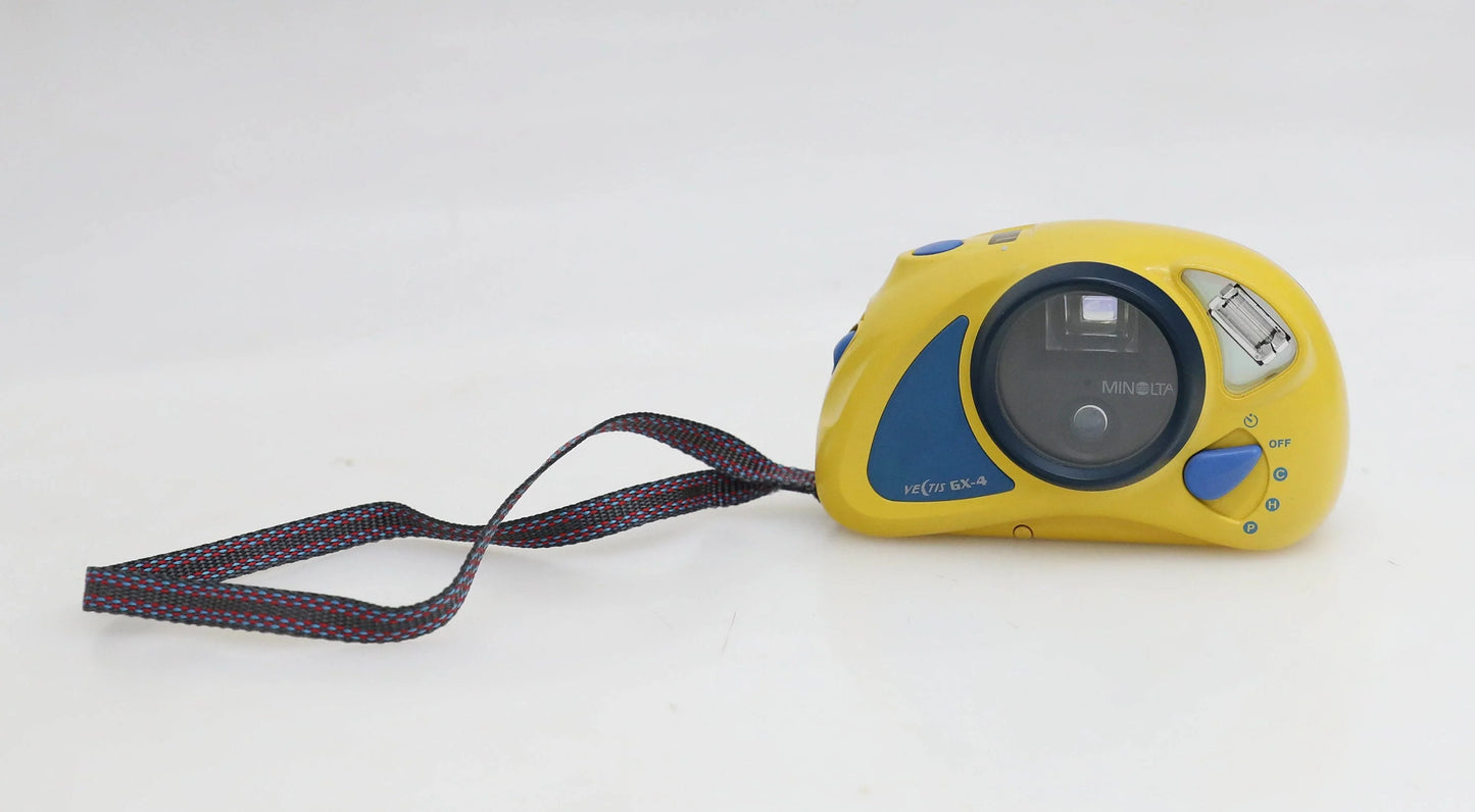 Minolta Vectis GX-4 Waterproof Underwater Camera with Color Film