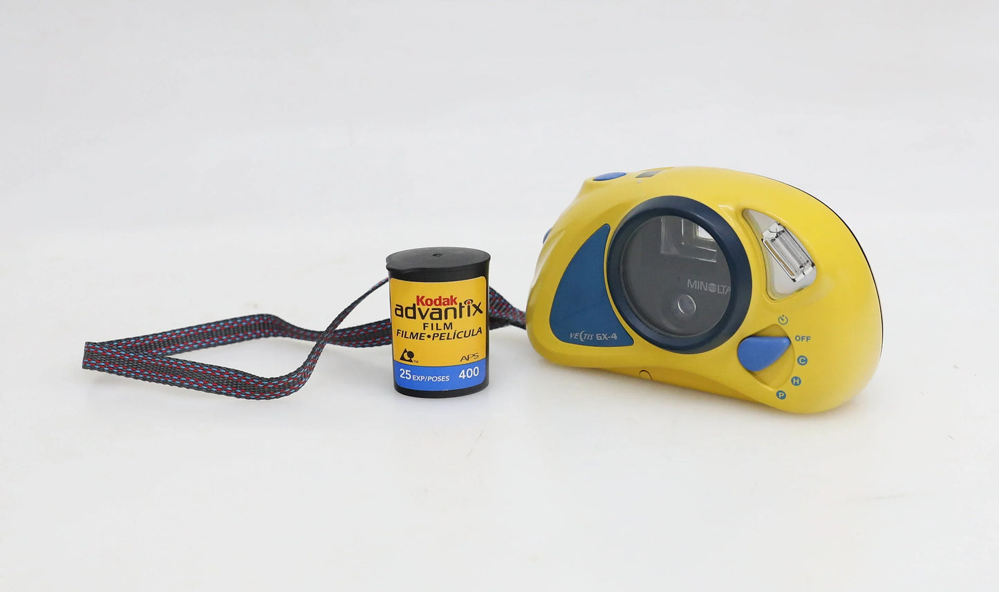 Minolta Vectis GX-4 Waterproof Underwater Camera with Color Film