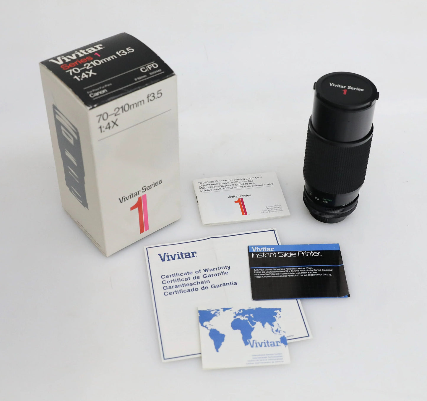 CANON C/FD Mount 70-210mm f/3.5 1:4X  NOS in Original Box