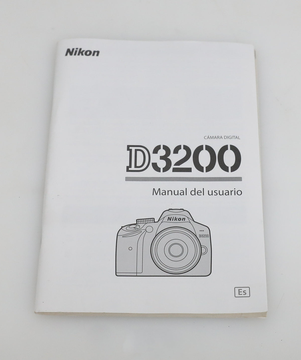 Nikon D3200 User Manual in Spanish