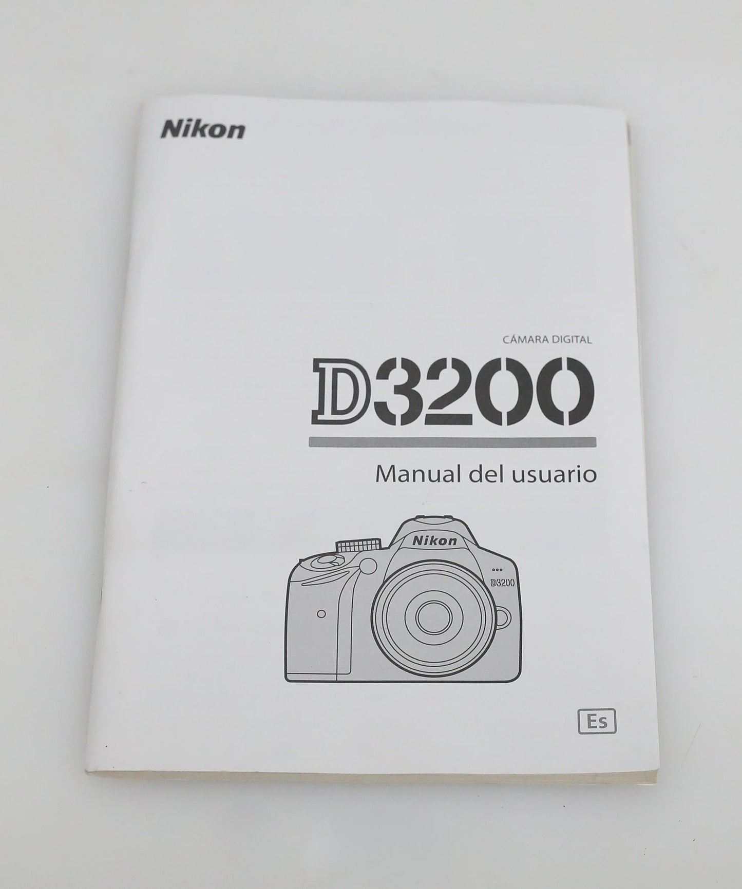 Nikon D3200 User Manual in Spanish