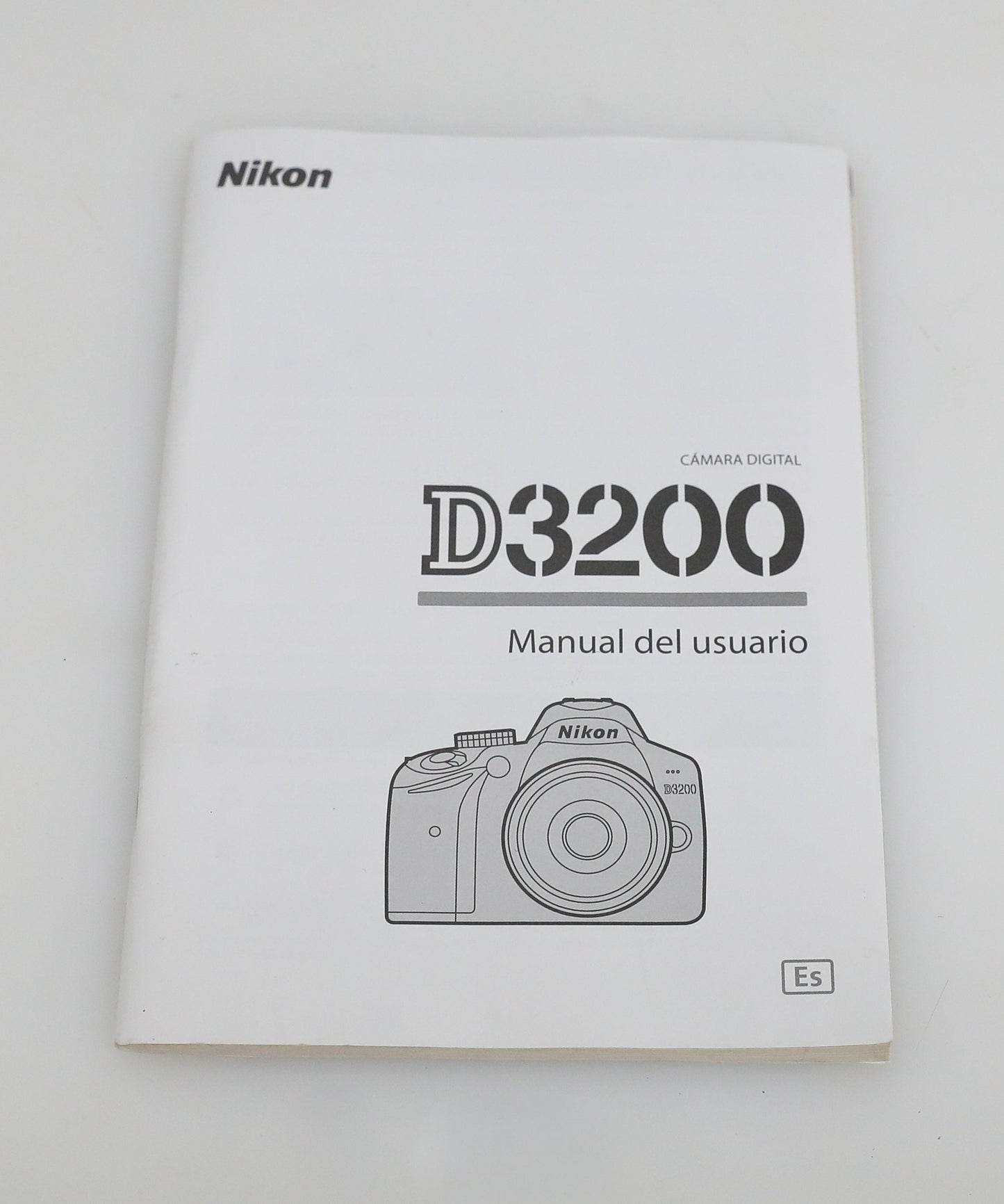 Nikon D3200 User Manual in Spanish