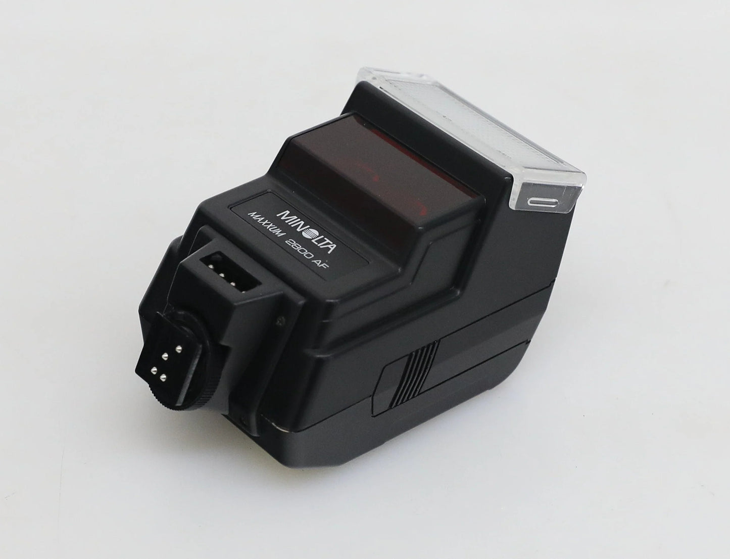Minolta Maxxum Flash 2800AF with Case, Wide Angle Adapter and Manual