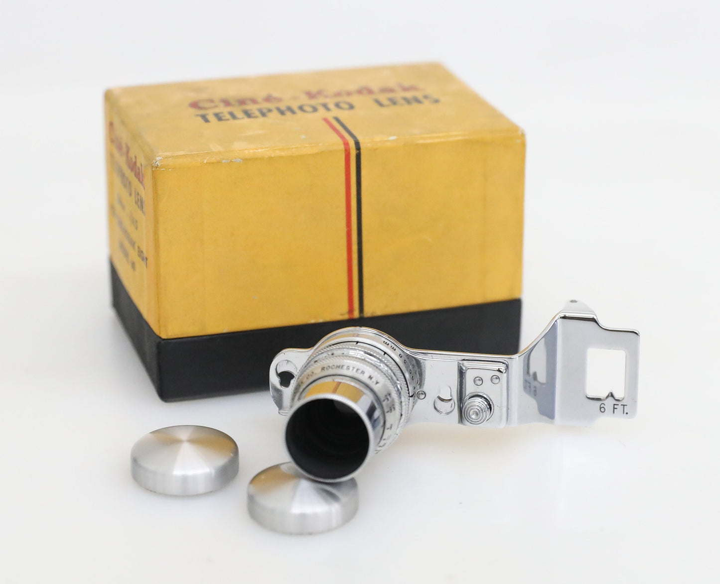 Eastman Kodak 38mm f/4.5 Telephoto Cine Lens in Original Box with Manual