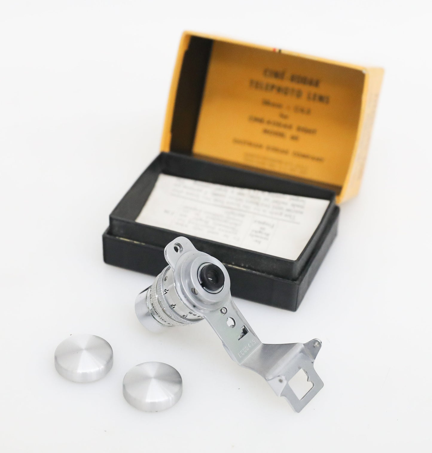 Eastman Kodak 38mm f/4.5 Telephoto Cine Lens in Original Box with Manual