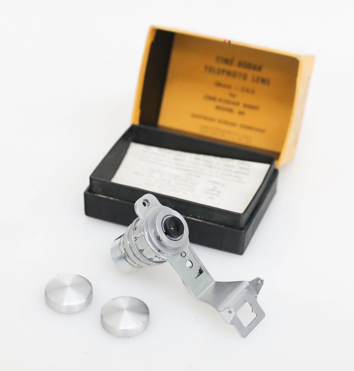 Eastman Kodak 38mm f/4.5 Telephoto Cine Lens in Original Box with Manual