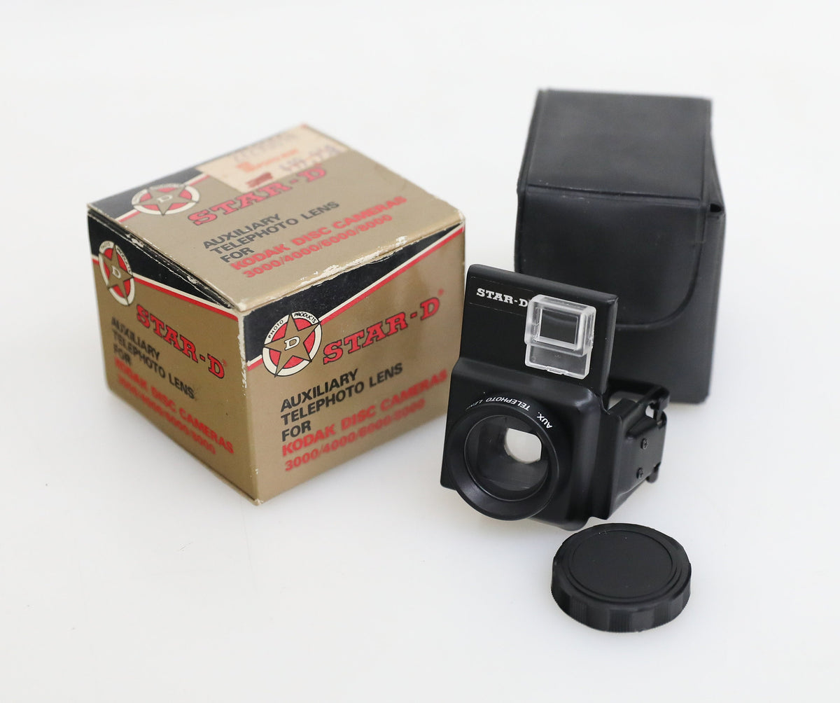 Star-D Auxiliary Telephoto Lens for Kodak Disc Cameras 3000/4000/6000/8000