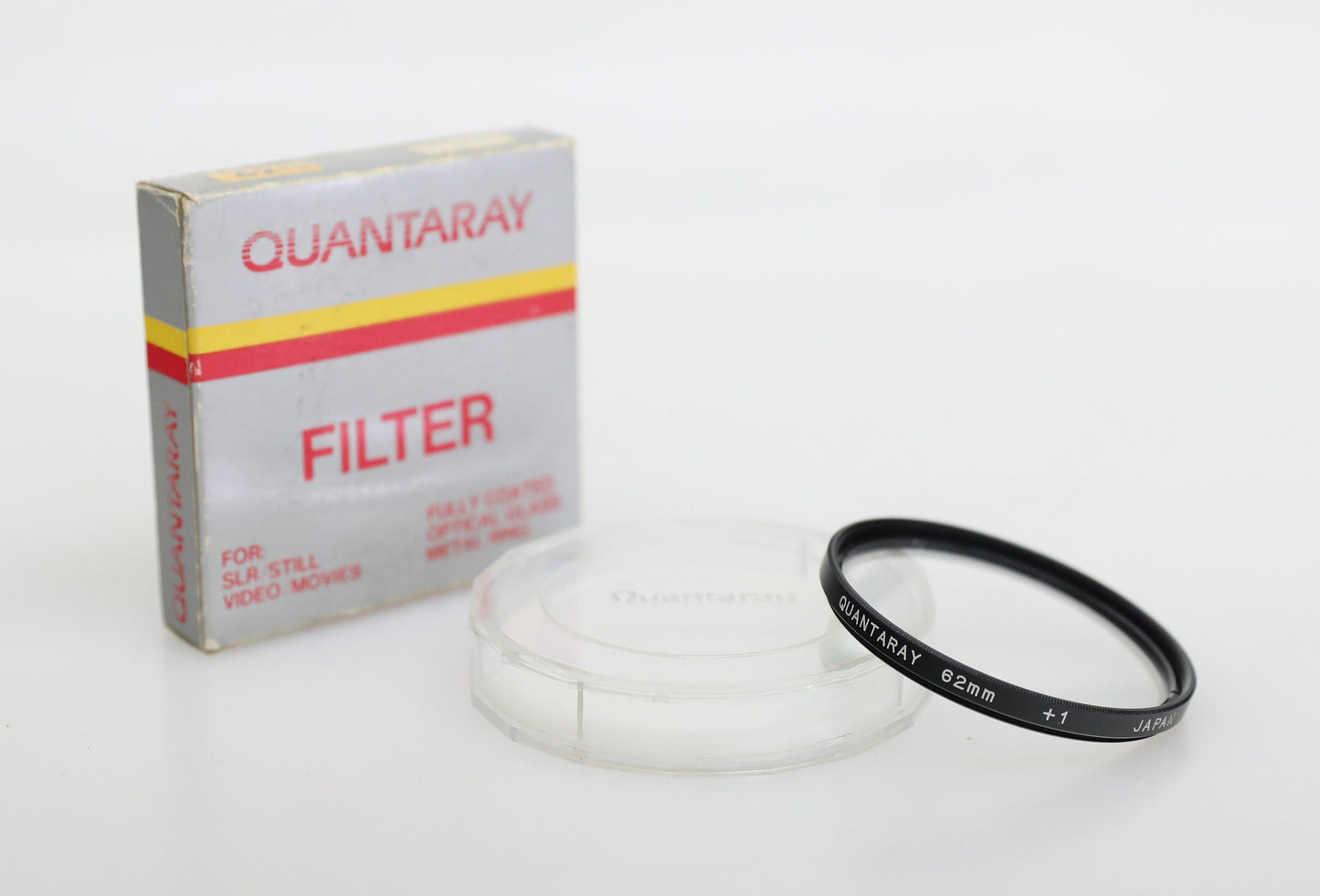 Quantaray 62mm Close-Up +1 Filter in Original Box and Case