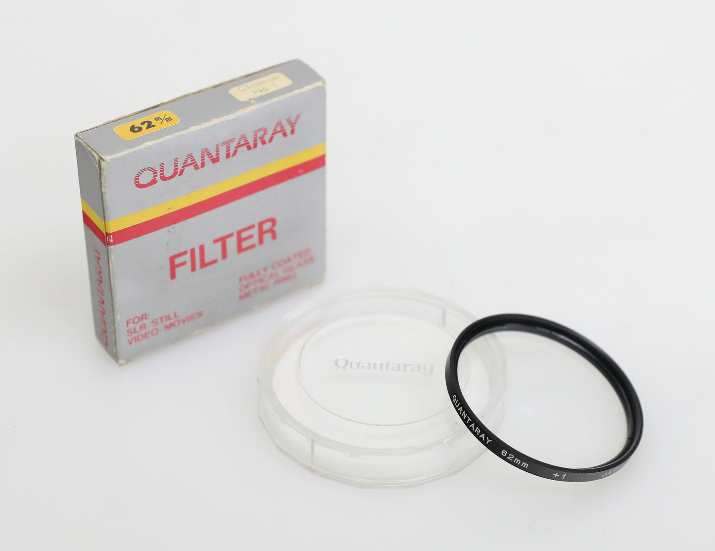 Quantaray 62mm Close-Up +1 Filter in Original Box and Case