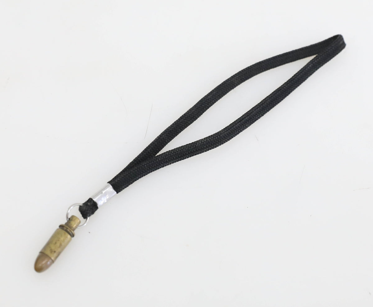 Vintage Camera Hand Strap with Bullet