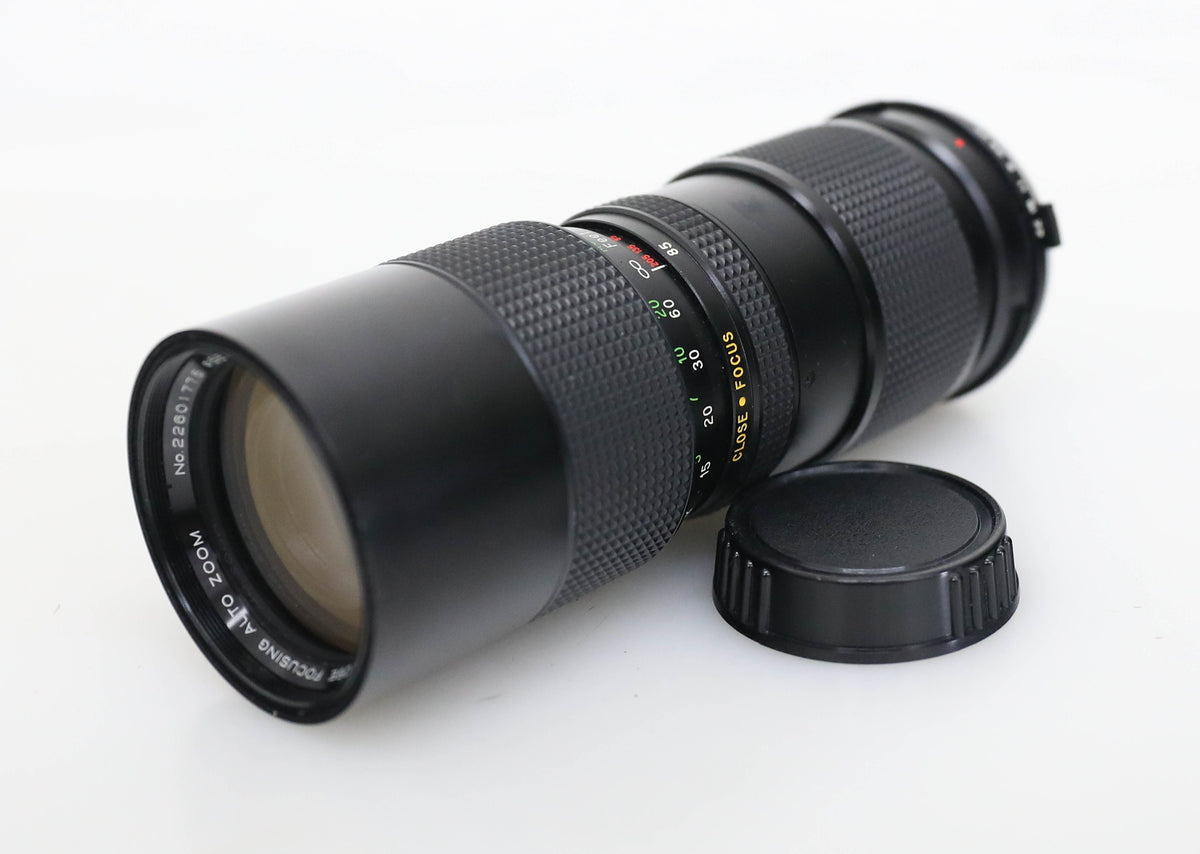 For parts -  OM Mount Lens, 85-205mm f/3.8 Zoom for Olympus