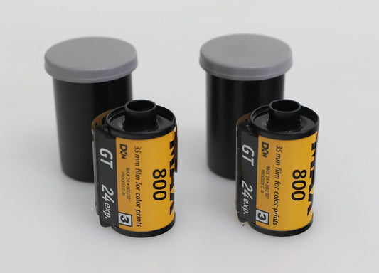 Vintage/Expired Kodak Max 800 GT 24 Exposure 35mm Color Film - SET OF 2