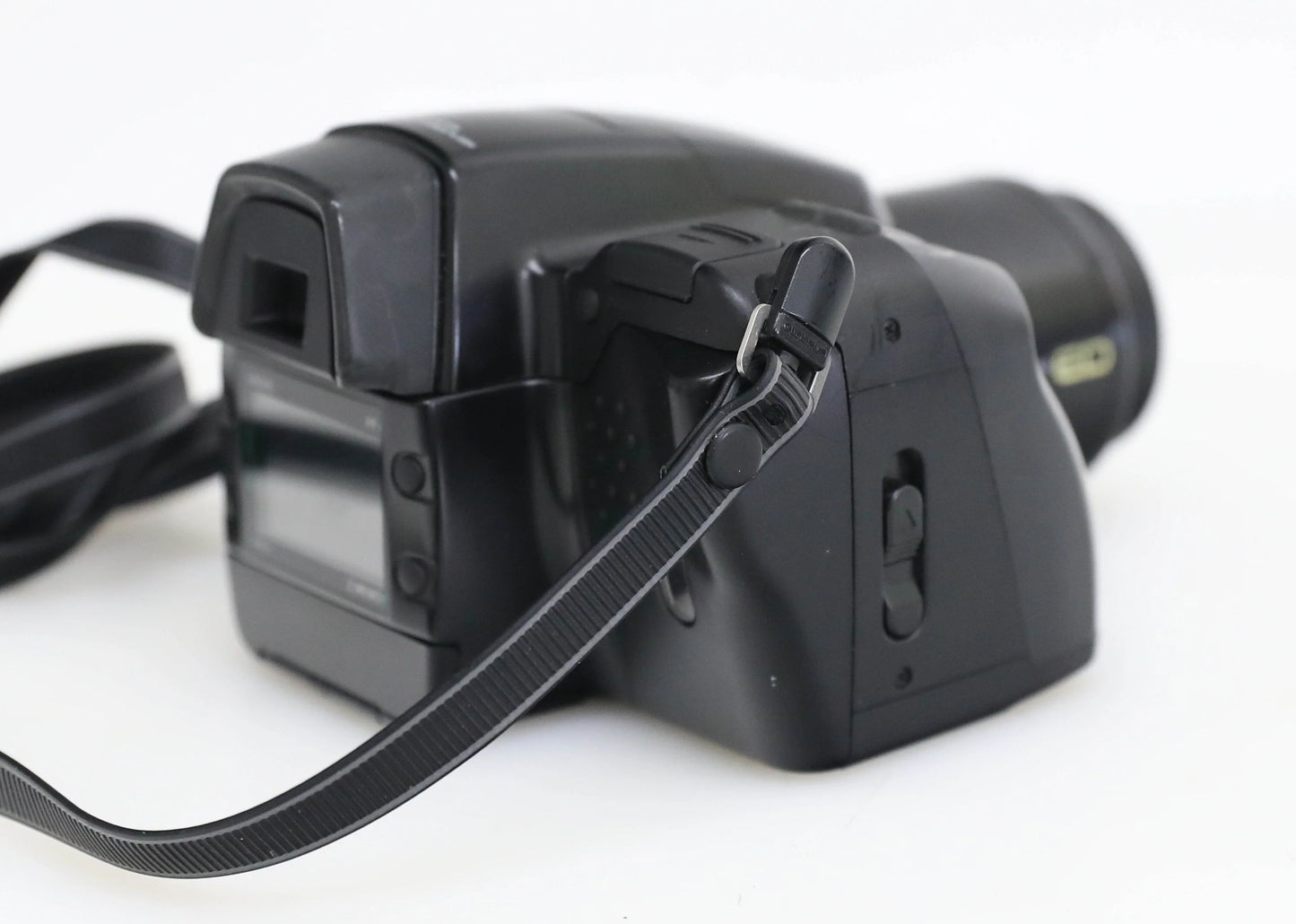 Vintage Olympus IS-1 AF 35mm Film Camera with Built-in Flash, Manual, and Strap