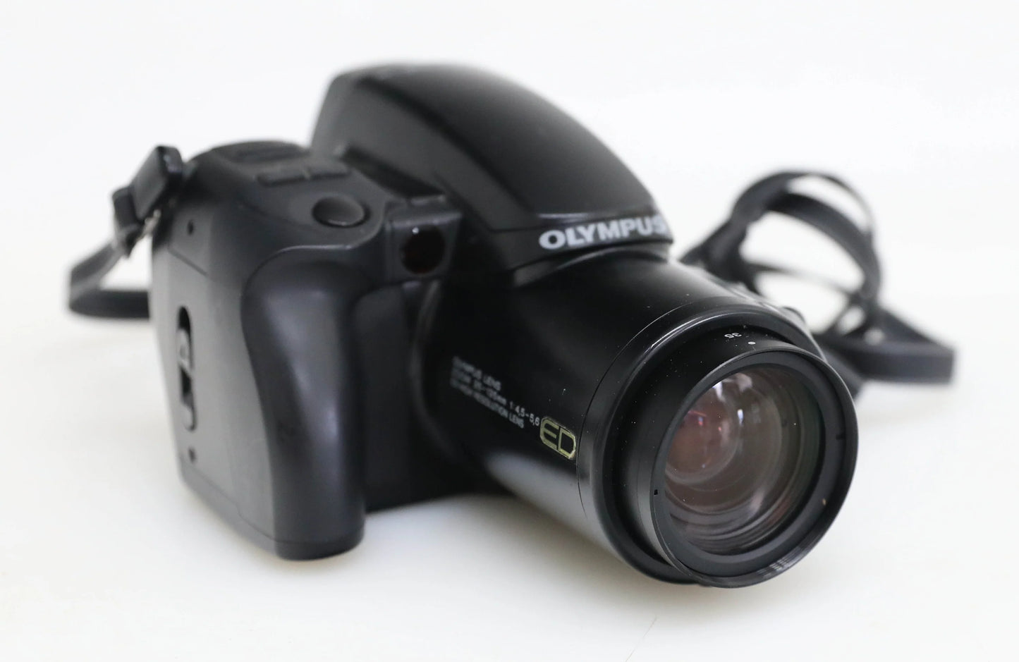 Vintage Olympus IS-1 AF 35mm Film Camera with Built-in Flash, Manual, and Strap