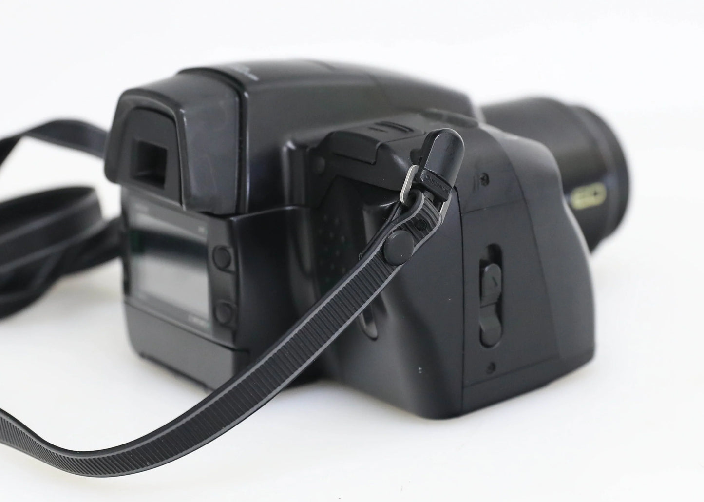 Vintage Olympus IS-1 AF 35mm Film Camera with Built-in Flash, Manual, and Strap