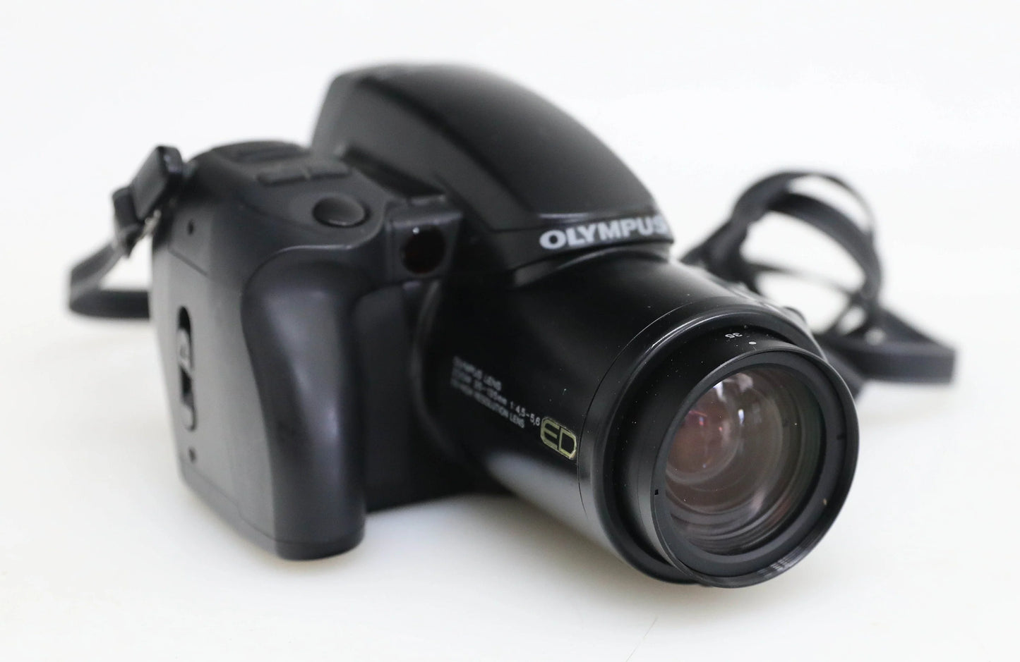 Vintage Olympus IS-1 AF 35mm Film Camera with Built-in Flash, Manual, and Strap