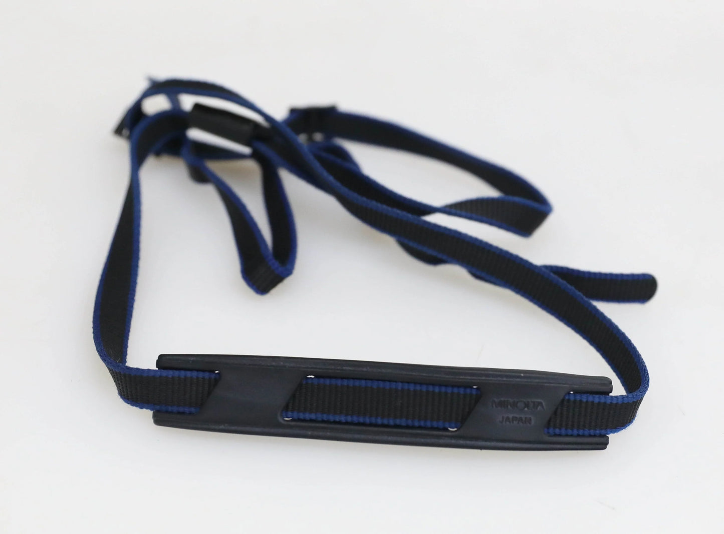 Vintage Minolta Film Camera Strap - Black/Blue