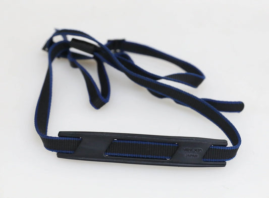 Vintage Minolta Film Camera Strap - Black/Blue