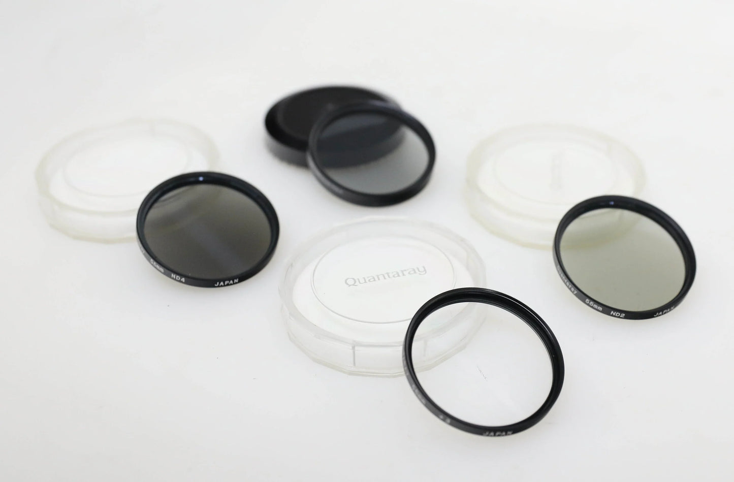 55mm Filter Set - ND2/ND4/Close Up +3/Circular Polarizer Quantaray & Cokinlight