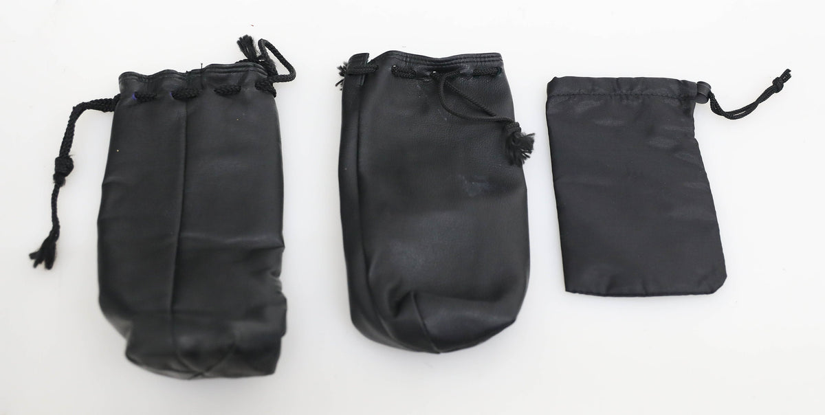 Vintage Soft Camera Lens Cases - Set of 3 - Various Brands