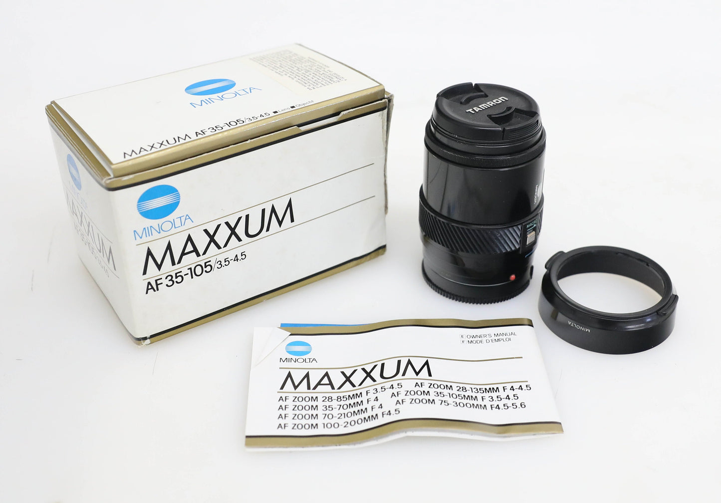 Minolta Maxxum AF Zoom Lens 35-105mm, Sony A Mount, Original Box