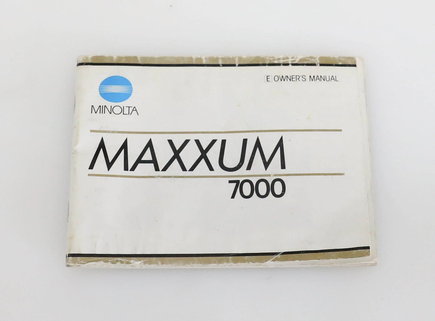 Vintage Minolta Maxxum 7000 Camera Owners Manual English