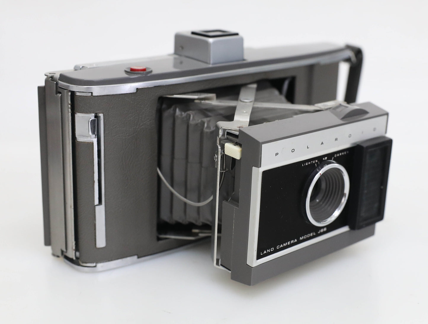 Polaroid Electric Eye Land Camera Model J66 in Leather Case with Manual