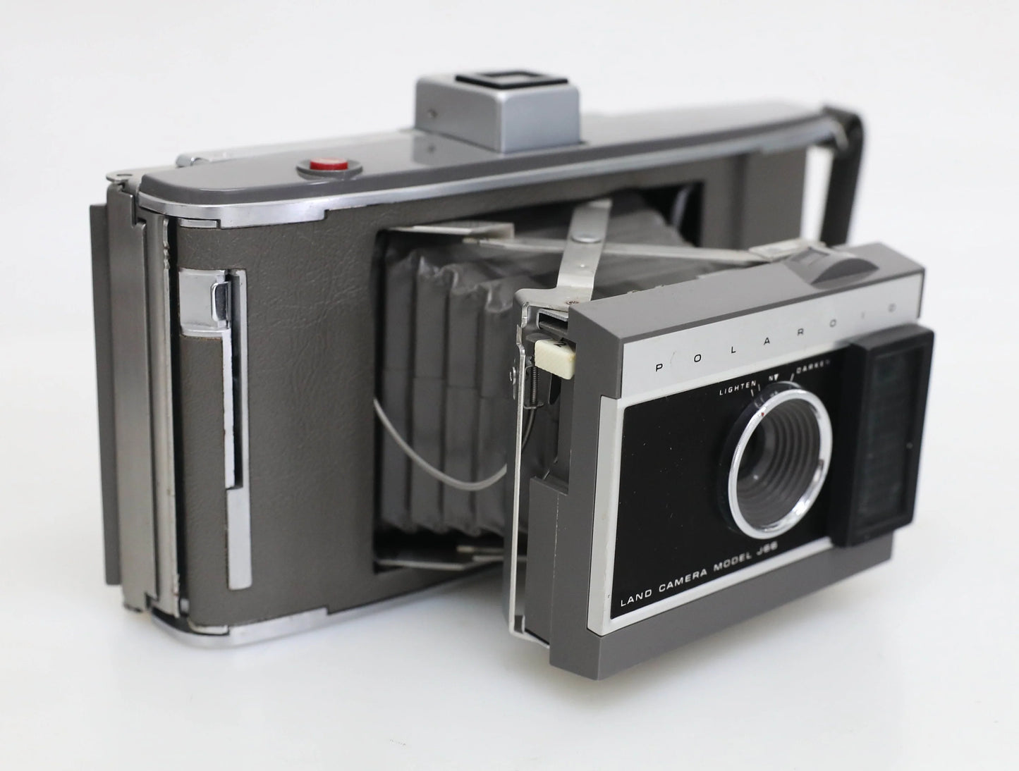 Polaroid Electric Eye Land Camera Model J66 in Leather Case with Manual