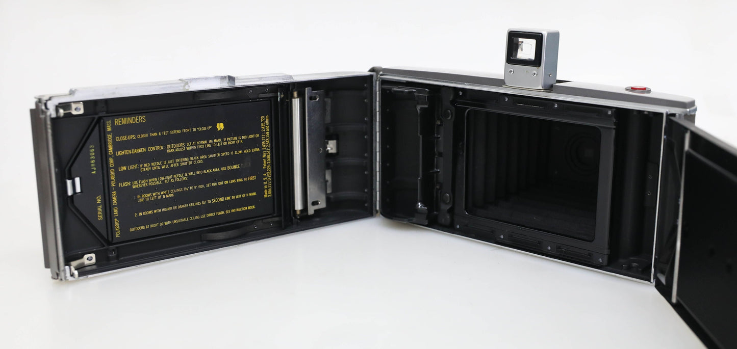 Polaroid Electric Eye Land Camera Model J66 in Leather Case with Manual