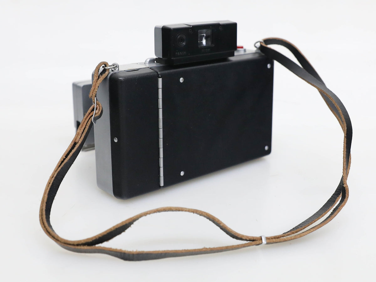 Vintage Polaroid Automatic 100 Land Camera with Case and Flash - PROP/DISPLAY