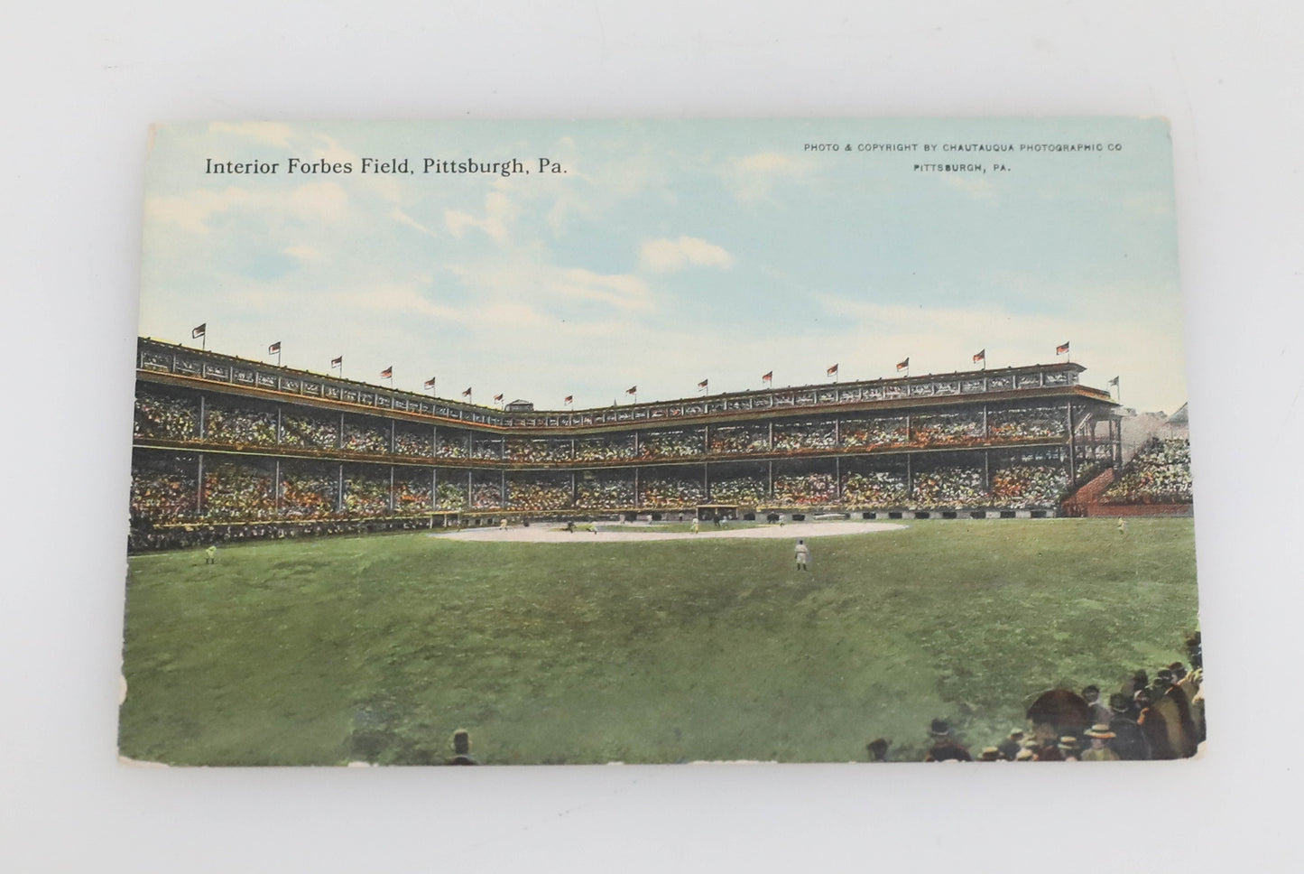 Interior Forbes Field, Pittsburgh, Vintage Postcard