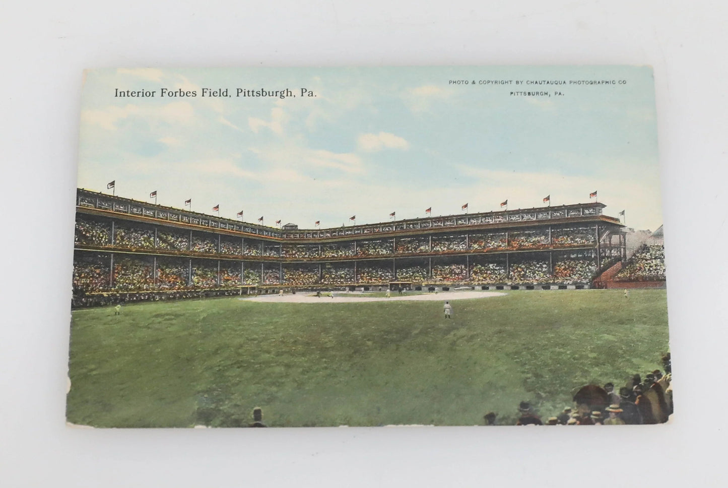 Interior Forbes Field, Pittsburgh, Vintage Postcard