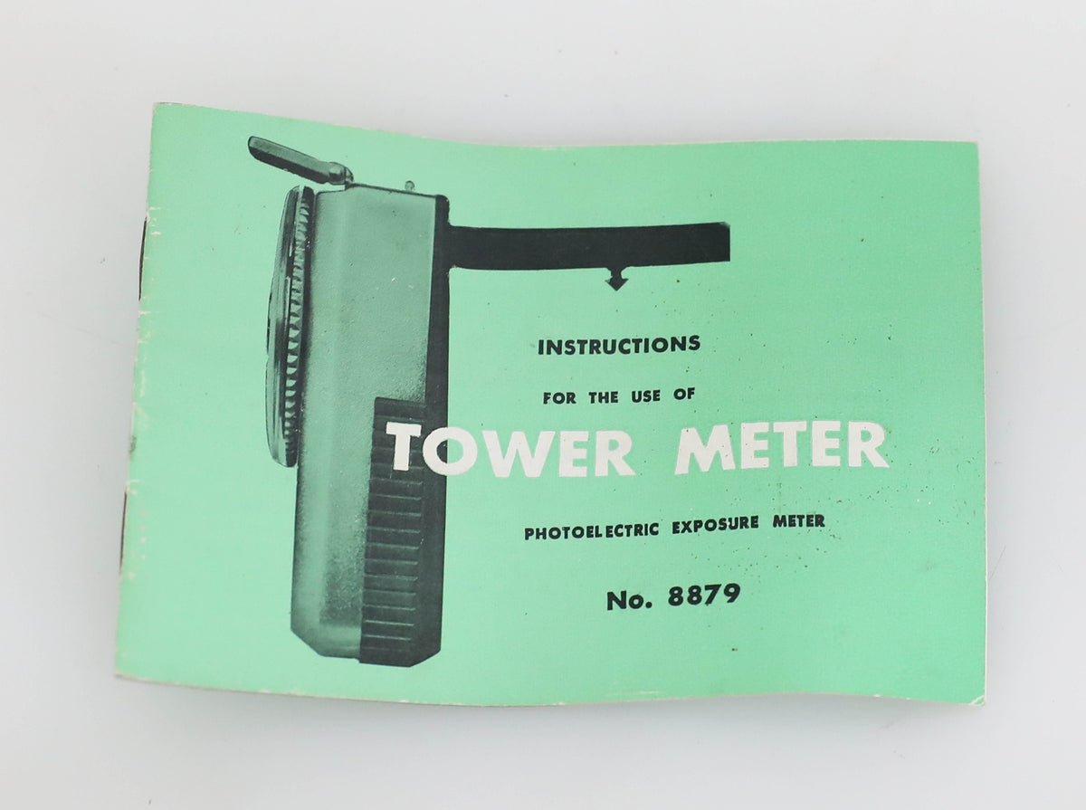 Vintage Sekonic Tower Meter Light Meter Instruction Manual No. 8879