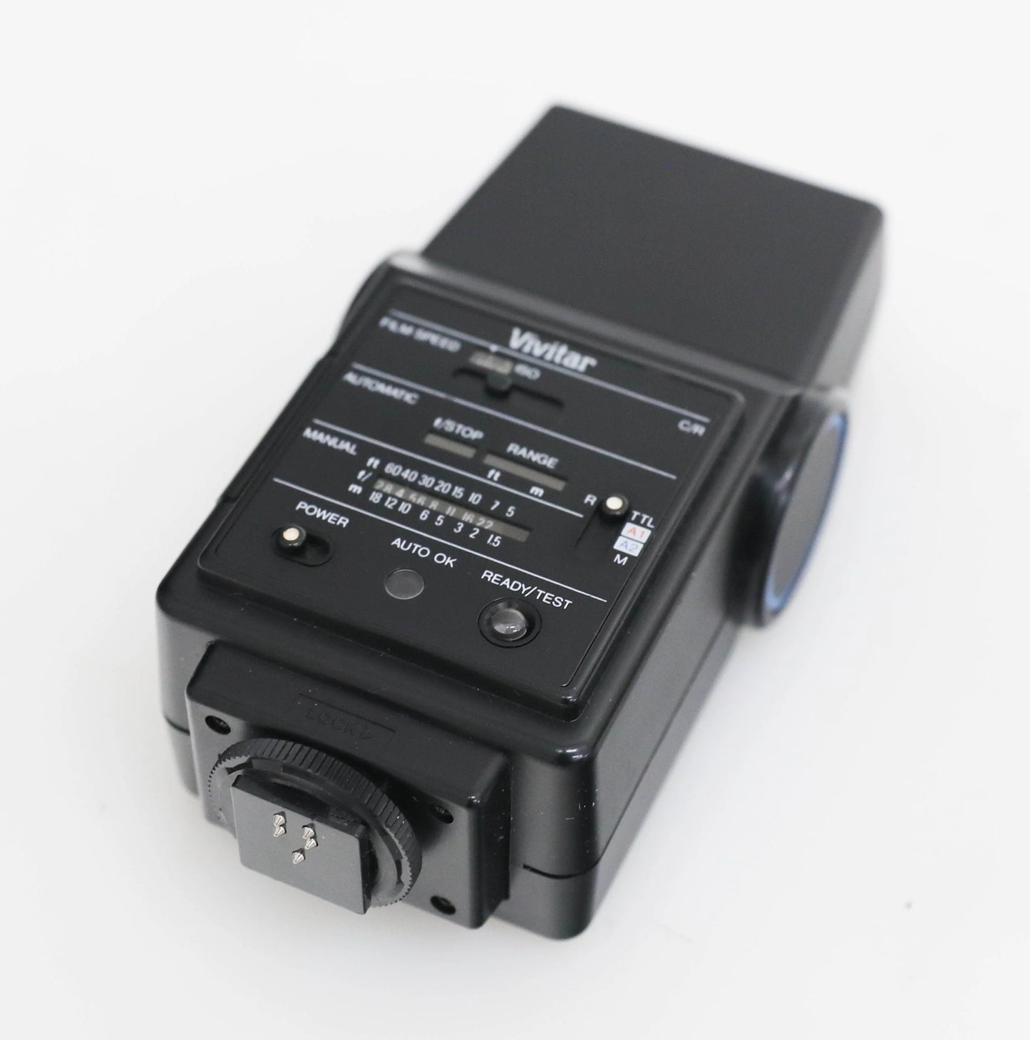 Vintage Vivitar Auto Thyristor 550FD C/R Flash with Manual for Canon AEI/AEIP