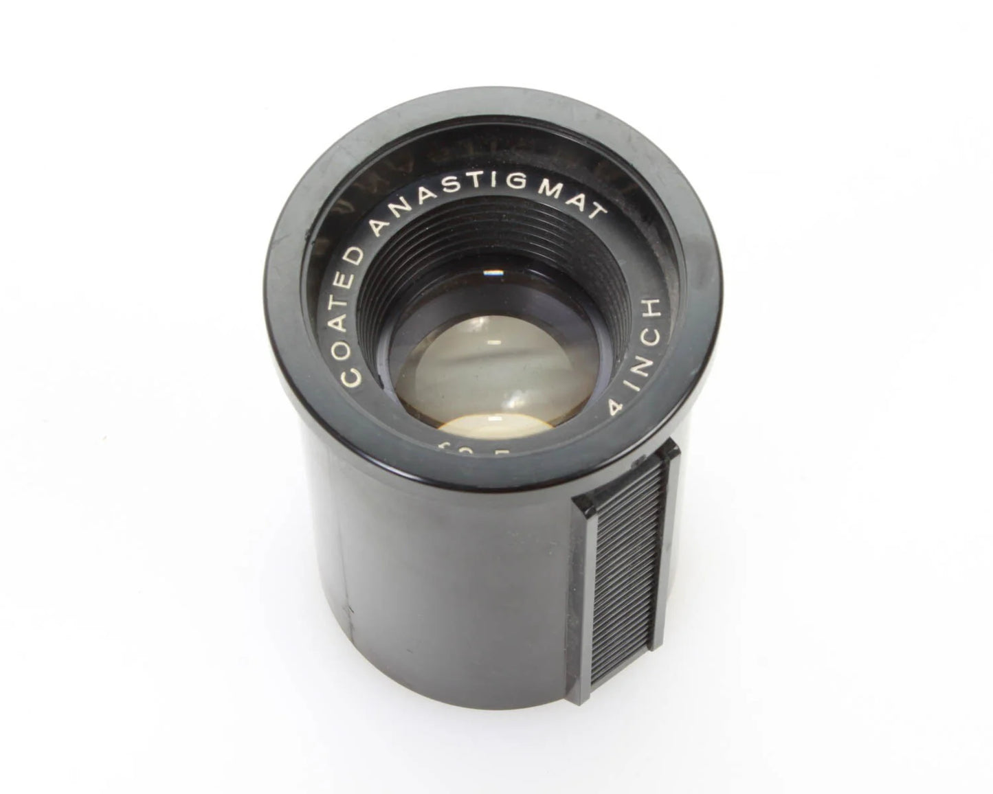 4 INCH COATED ANASTIGMAT F/3.5 PROJECTOR LENS, USED
