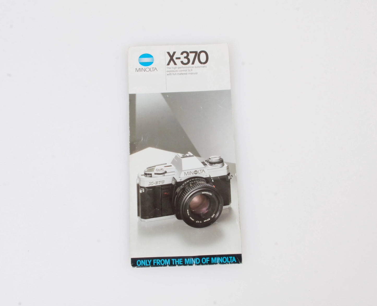Minolta X-370 Booklet brochure