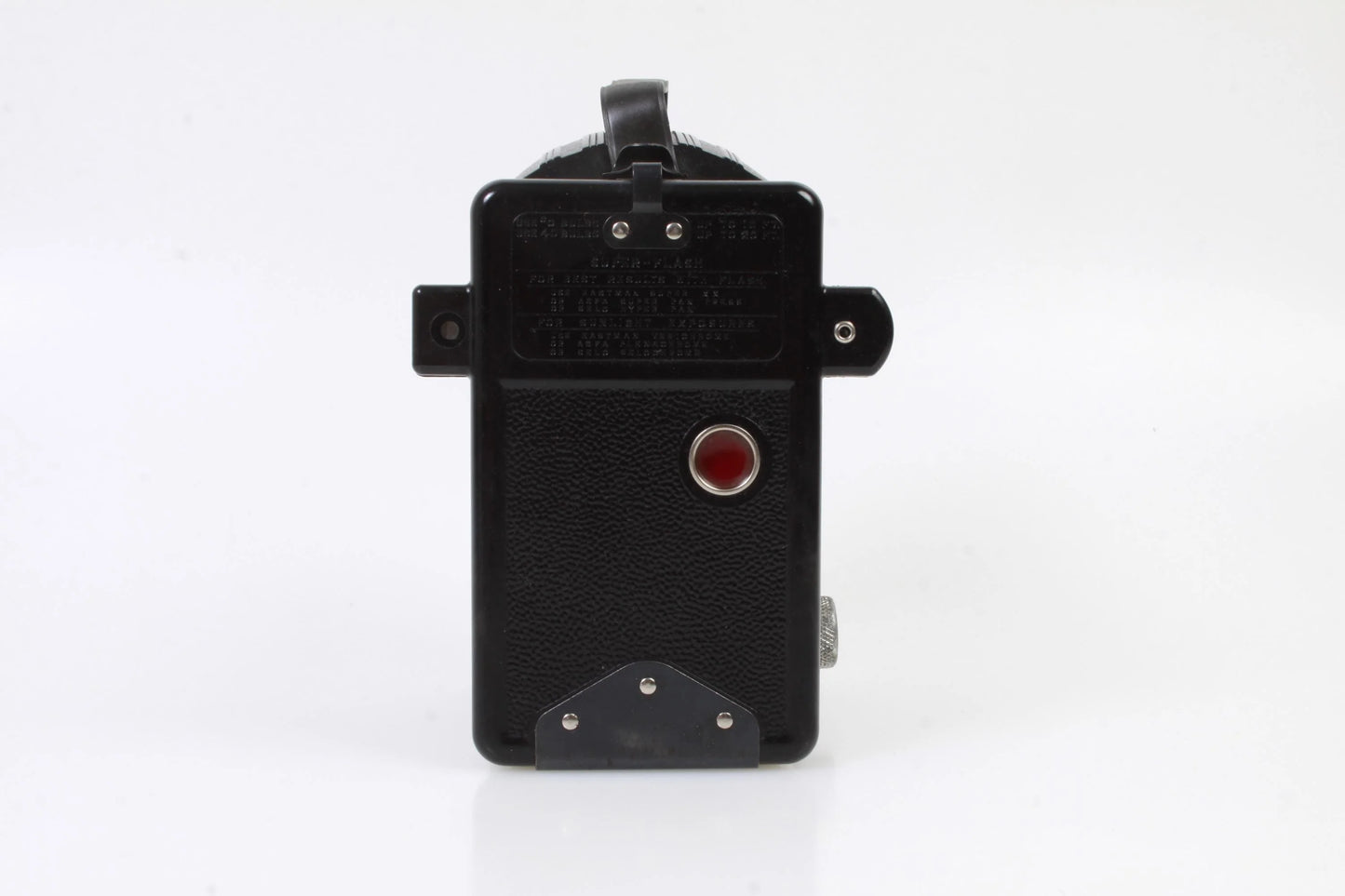 SPARTUS Press Flash  Camera Vintage 1940s Bakelite with old roll film Inside