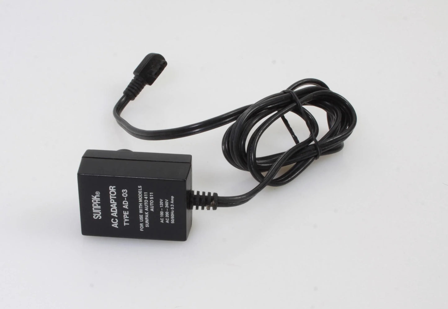 SUNPAK ac adapter type AD-03For Sunpak Auto 411 & 511