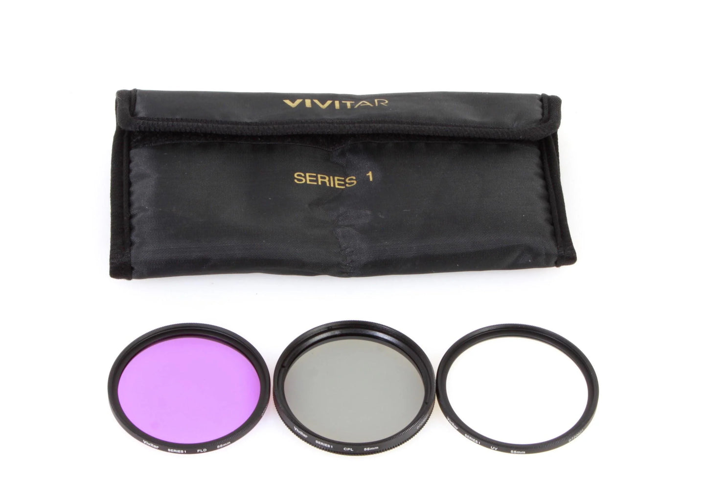 55mm Filter Set of 3 UV/Polarizer/FLD