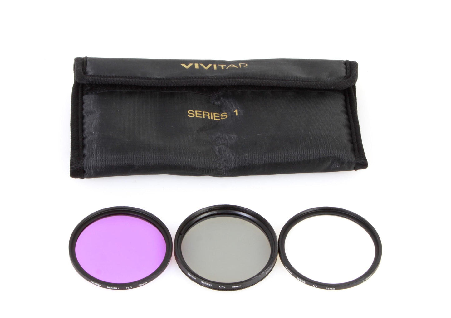 55mm Filter Set of 3 UV/Polarizer/FLD