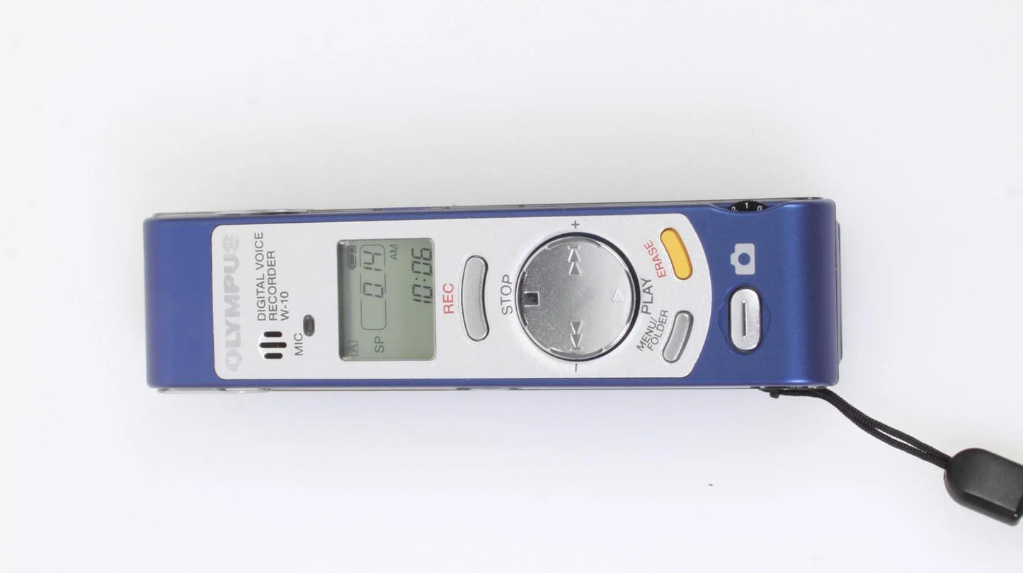 Olympus w-10 Handheld Digital Voice Recorder with built in camera