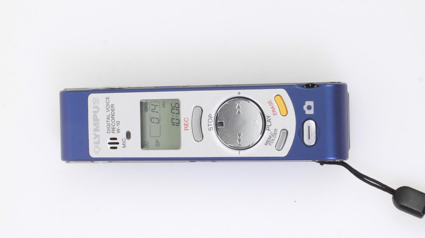 Olympus w-10 Handheld Digital Voice Recorder with built in camera
