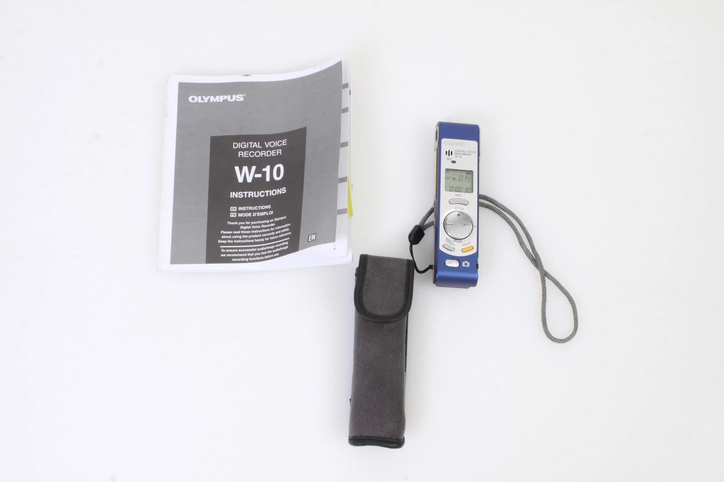 Olympus w-10 Handheld Digital Voice Recorder with built in camera