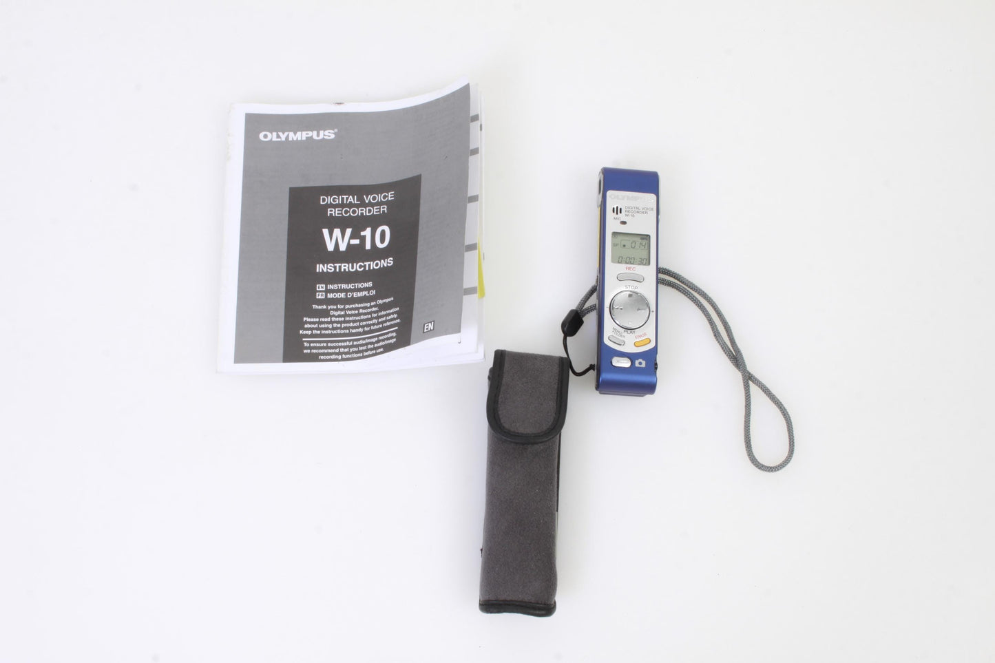 Olympus w-10 Handheld Digital Voice Recorder with built in camera